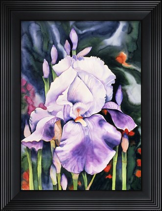Framed Dancing Iris Print