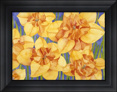 Framed Yellow Daffodils Print