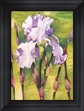 Framed Forest Iris Print