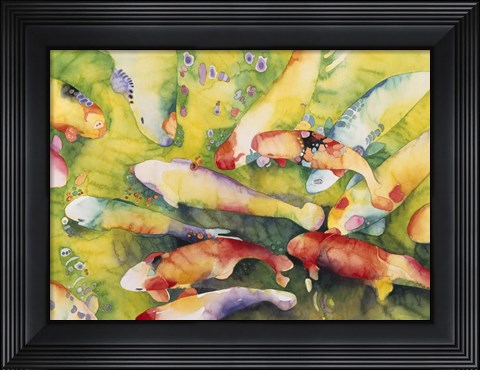 Framed Pui&#39;s Fish Print