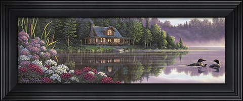 Framed Beside Still Waters Print