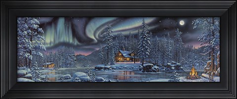 Framed Rivers of Light Trilogy II Print