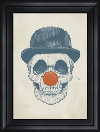 Framed Dead Clown Print