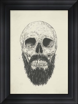 Framed Beard Is Not Dead Print
