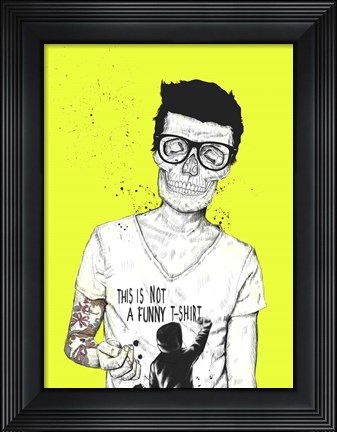 Framed Hipsters Not Dead Print