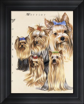 Framed Terrier Print