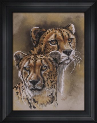 Framed Twins Print