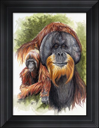 Framed Orangutan Soul Print
