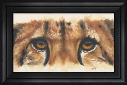 Framed Eye- Catching Cheetah Print