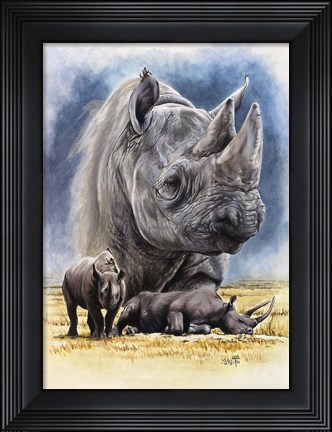 Framed Precarious Print