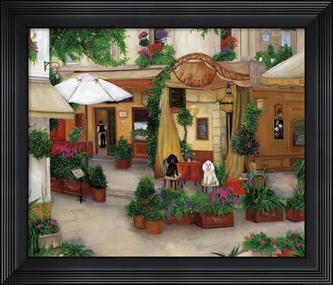 Framed Best Friends In Paris Print