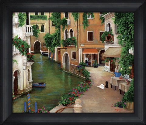 Framed Best Friends In Venice Print