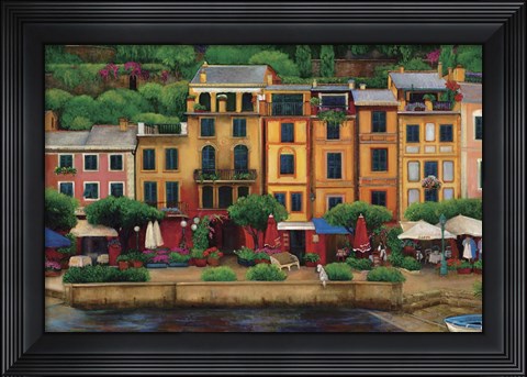 Framed Buongiorno Portofino Print
