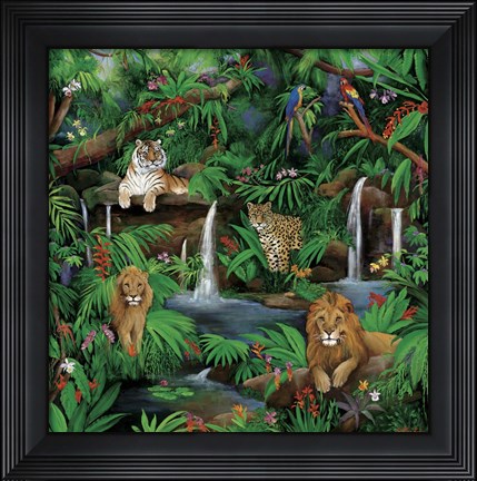 Framed Paradise Jungle Print