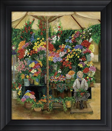 Framed Roma Flowers Print
