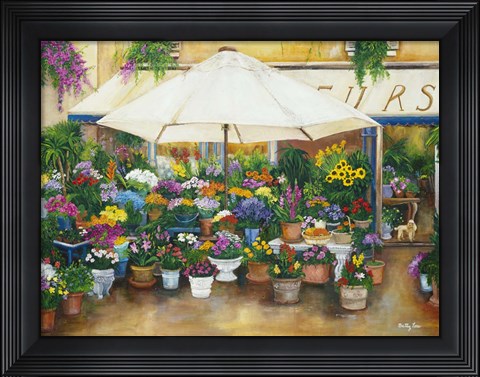 Framed Fleurs De Princess Print