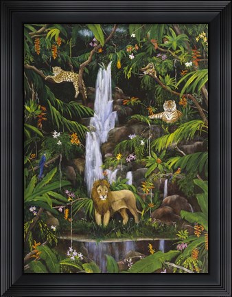 Framed Tropical Rainforest Print