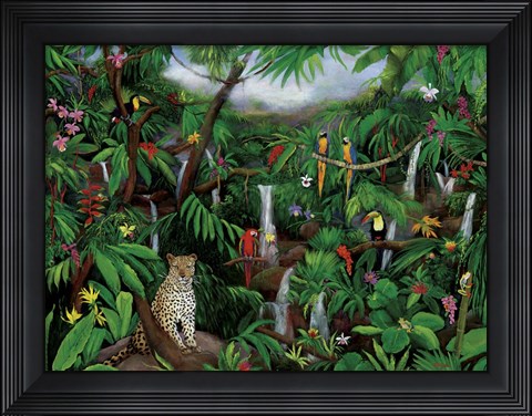 Framed Cloud Forest Creatures Print