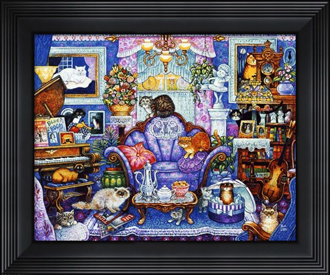 Framed Blue Room Print