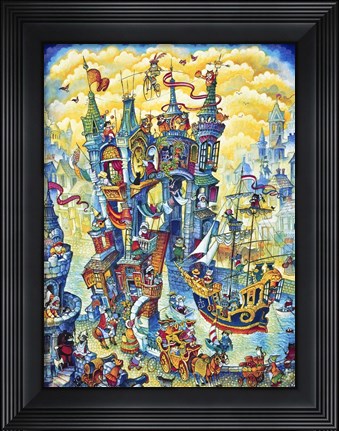 Framed Cats Royale Print