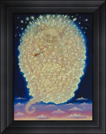 Framed Pig&#39;s Heaven Print