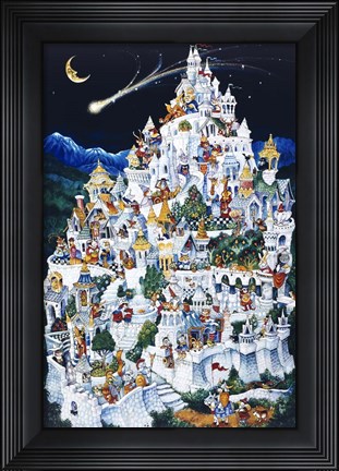 Framed Animal Castle Print