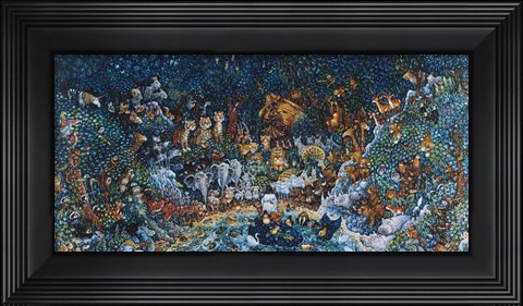 Framed Noah&#39;s Dilemma Long Print