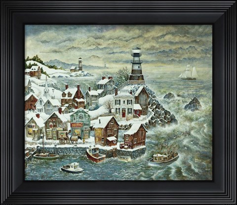 Framed Northern Lights Print