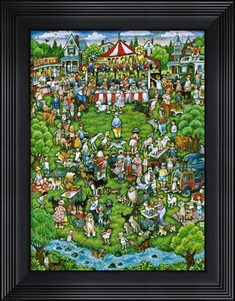 Framed Dog Show Print