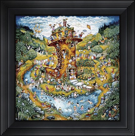 Framed Shoe Lady Print