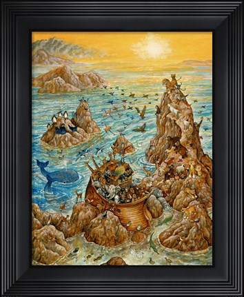 Framed Noah&#39;s Sun Day Print