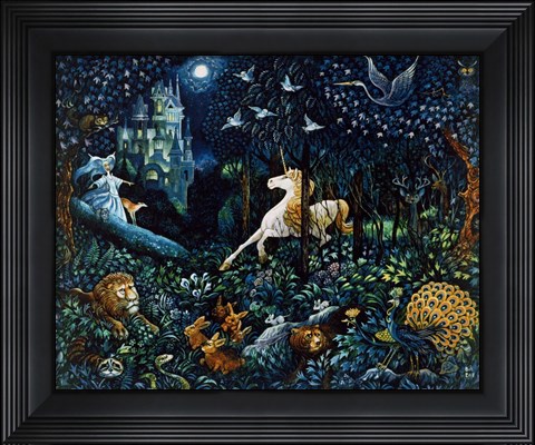 Framed Unicorn Print