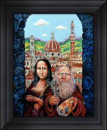 Framed Italian Gothic Print