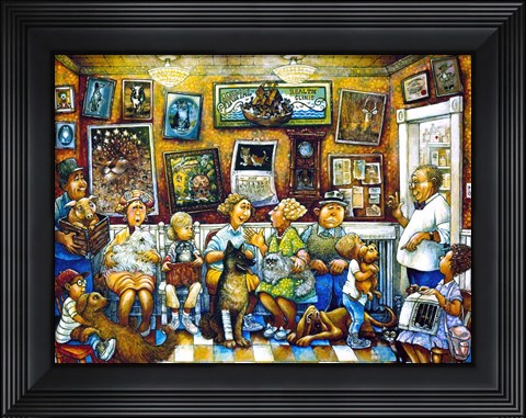 Framed Visit To The Vet Print