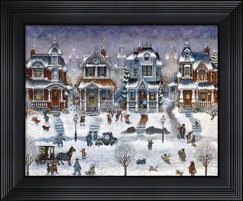 Framed Snow Day Print