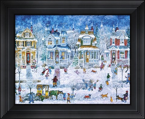 Framed Wintertime Print