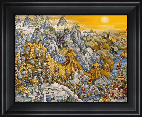Framed China Wall Print
