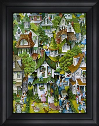 Framed Suburban Print