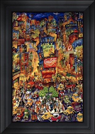 Framed Times Square Print