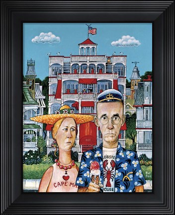 Framed Cape May Gothic Print
