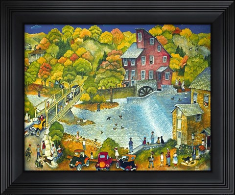 Framed Old Mill Print