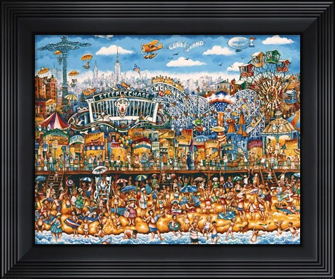 Framed Coney Island Print