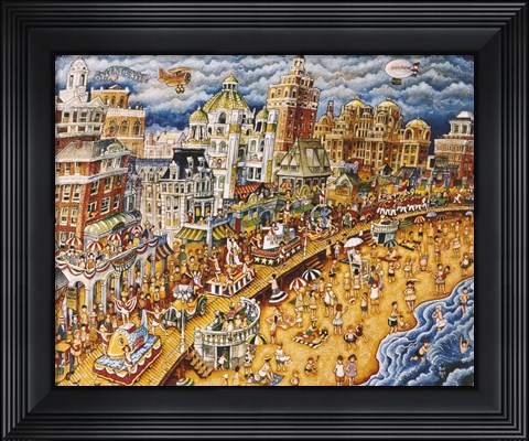 Framed Miss America Parade Print