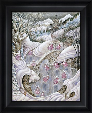 Framed Pink Ladies Print