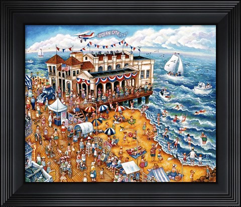 Framed Music Pier Print