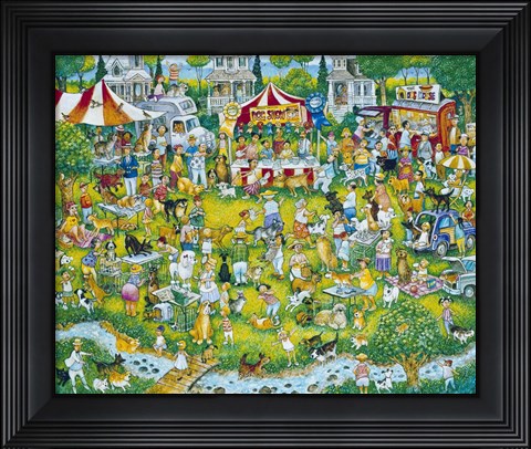 Framed Where&#39;s Woofo Print