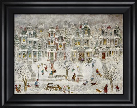 Framed Flurries Print