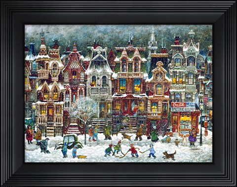 Framed Montreal Winter Print