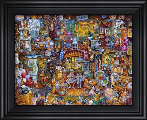 Framed Antiques Print