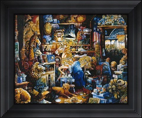 Framed Ride A Pink Horse Print